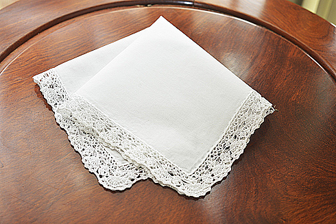 Classic Lace Handkerchief. Southern Stars Lace.